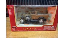 ГАЗ 4 пикап, песочный, масштабная модель, Наш Автопром, scale43