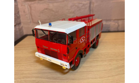 Berliet GBD 4X4 Fourgon-Pompe Tonne Hors Route Camiva, масштабная модель, Hachette, scale43