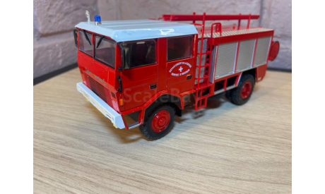 Berliet GBD 4X4 Fourgon-Pompe Tonne Hors Route Camiva, масштабная модель, Hachette, scale43