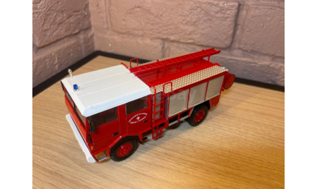 Berliet GBD 4X4 Fourgon-Pompe Tonne Hors Route Camiva, масштабная модель, Hachette, scale43