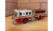 SEAGRAVE Pumper Truck Fire Department New York Usa (2003), масштабная модель, Hachette, scale43
