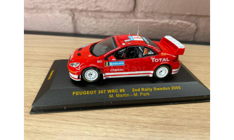 PEUGEOT 307 WRC #8 Rally Sweden 2005, масштабная модель, IXO Rally (серии RAC, RAM), scale43