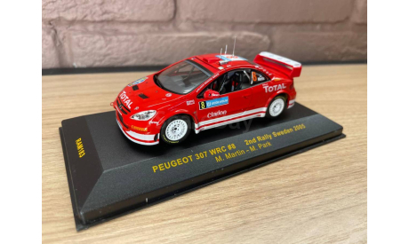 PEUGEOT 307 WRC #8 Rally Sweden 2005, масштабная модель, IXO Rally (серии RAC, RAM), scale43