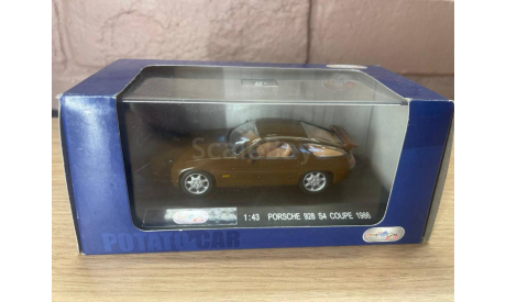 PORSCHE 928 S4 Coupe (1986), brown, масштабная модель, PotatoCar (Expresso Auto), scale43