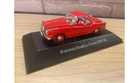 BORGWARD Isabella Coupe 1957 Red, масштабная модель, scale43