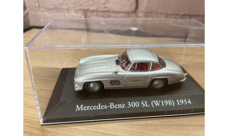 MERCEDEZ-BENZ 300SL (W198) 1954 Silver, масштабная модель, Atlas, scale43