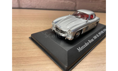 MERCEDEZ-BENZ 300SL (W198) 1954 Silver, масштабная модель, Atlas, scale43