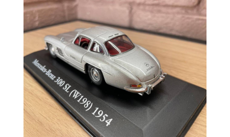 MERCEDEZ-BENZ 300SL (W198) 1954 Silver, масштабная модель, Atlas, scale43