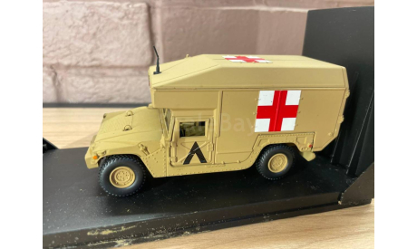 HUMMER H1 medical, sand, масштабная модель, Atlas, scale43