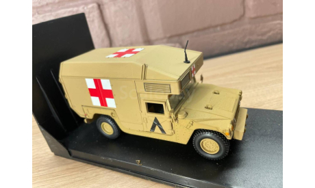 HUMMER H1 medical, sand, масштабная модель, Atlas, scale43