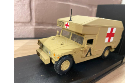 HUMMER H1 medical, sand, масштабная модель, Atlas, scale43