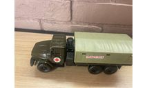 КРАЗ 6322 Медицинская Служба, зеленый, масштабная модель, Autotime Collection, scale43