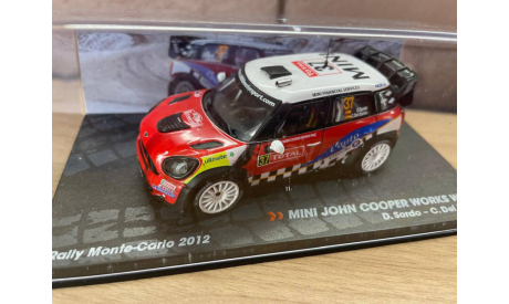 Mini John Cooper Works WRC #37 (2012), масштабная модель, Altaya, scale43