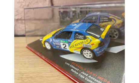Renault Maxi Megane - L.Climent - J.A.Munoz - Rallye Caja Cantabria (1998), масштабная модель, Altaya, scale43