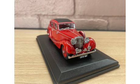Jaguar SS 2.5 Saloon Maroon 1937, масштабная модель, Oxford, scale43
