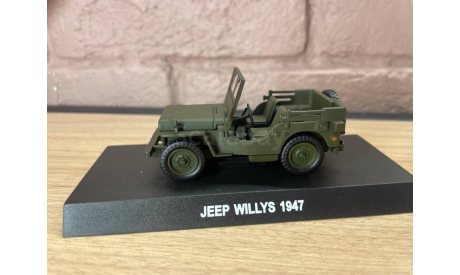 JEEP Willys 1947 Carabinieri Полиция Италии, масштабная модель, Altaya, scale43