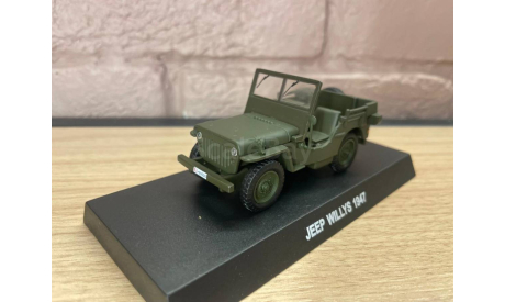 JEEP Willys 1947 Carabinieri Полиция Италии, масштабная модель, Altaya, scale43