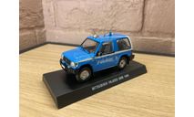 MITSUBISHI Pajero SWB Polizia 1998, масштабная модель, DeAgostini, scale43