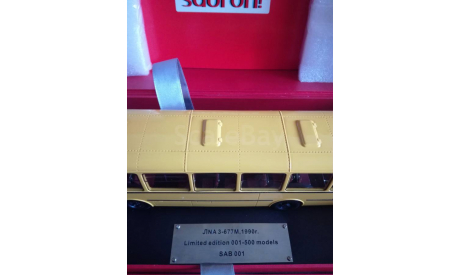 Автобус  ЛИАЗ 677М, под номером 001  1990г, масштабная модель, Sabron Scale Models, scale43