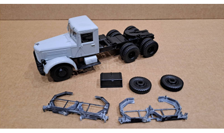 ЯАЗ-210Д седельный тягач, масштабная модель, DeAgostini, 1:43, 1/43