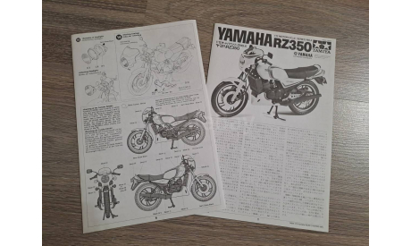 Сборная модель мотоцикла Yamaha RZ350 Tamiya 1/12, сборная модель мотоцикла, scale12