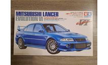 Сборная модель Mitsubishi Lancer Evolution VI, сборная модель автомобиля, Tamiya, 1:24, 1/24