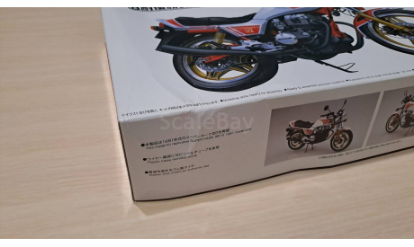 Сборная модель Honda Super Hawk III R, сборная модель мотоцикла, AOSHIMA, scale12