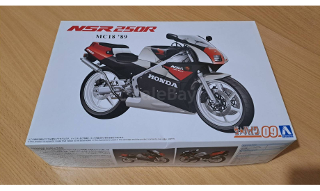 Сборная модель мотоцикла Honda MC18 NSR250R ’89, сборная модель мотоцикла, AOSHIMA, scale12