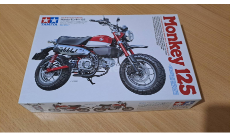 Сборная модель мотоцикла Honda Monkey 125, сборная модель мотоцикла, Tamiya, scale12
