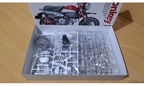Сборная модель мотоцикла Honda Monkey 125, сборная модель мотоцикла, Tamiya, scale12