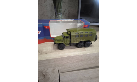 Урал-4320 кунг., журнальная серия масштабных моделей, MODIMIO, 1:43, 1/43