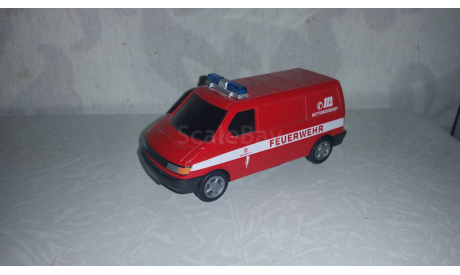 Volkswagen Transporter Feuerwehr, масштабная модель, Bauer/Cararama/Hongwell, scale43