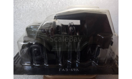 ГАЗ - 69 А, масштабная модель, Автолегенды СССР журнал от DeAgostini, scale43
