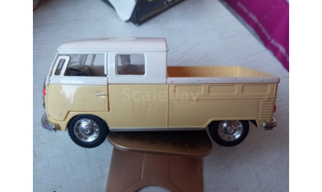 Volkswagen Bus Double Cab Pickup 1963, масштабная модель, Kingsmart, 1:35, 1/35