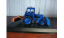 Трактор ЛТЗ-55 А с метлой, масштабная модель трактора, ручная работа, scale43