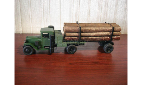 урал-зис лесовоз, масштабная модель, ручная работа, scale43