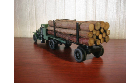 урал-зис лесовоз, масштабная модель, ручная работа, scale43