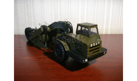 Скрепер самоходный 6014 МоАЗ, масштабная модель, ручная работа, scale43