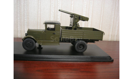 ЗИС-5 с зенитной пушкой, масштабная модель, ручная работа, scale43