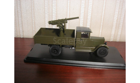 ЗИС-5 с зенитной пушкой, масштабная модель, ручная работа, scale43