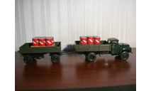 ЗИЛ-130 с прицепом, масштабная модель, ULTRA Models, scale43