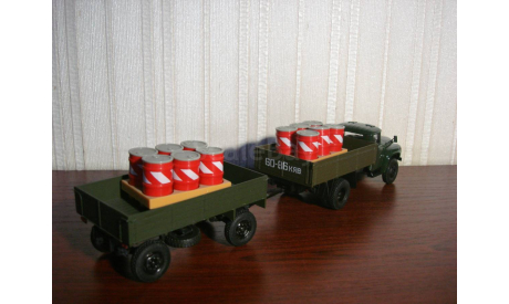ЗИЛ-130 с прицепом, масштабная модель, ULTRA Models, scale43