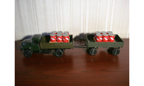 ЗИЛ-130 с прицепом, масштабная модель, ULTRA Models, scale43