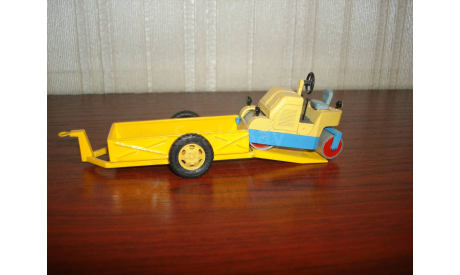 Виброкаток тротуарный на тележке, масштабная модель, ручная работа, scale43
