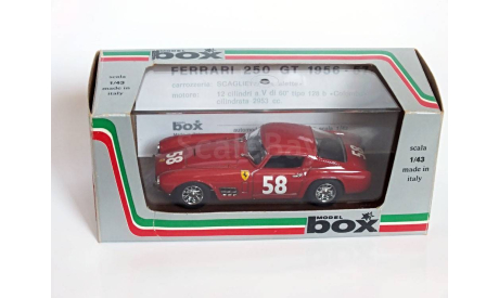 Ferrari 250 GT ’3 Ore Di Pau’ (1957) #58 Jean Guichet - BOX Model, 1:43, масштабная модель, scale43