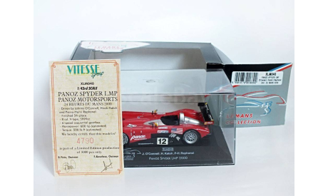 Panoz Spyder LMP 2000 ’24H Le Mans 2000’ #12 O’Connel / Katoh / Raphanel - Onyx, 1:43, масштабная модель, scale43