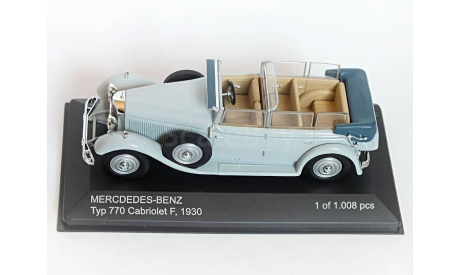Mercedes Benz 770 Cabriolet F (1930) - Whitebox, 1:43, масштабная модель, scale43, Mercedes-Benz