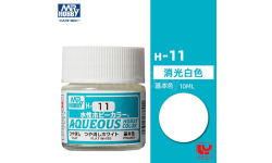 Gunze Sangyo Mr. Hobby Краска 10 мл H11 FLAT WHITE (Япония)