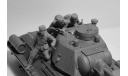 ICM 35368 T-34-76 with Soviet Tank Riders 1/35, сборные модели бронетехники, танков, бтт, scale35