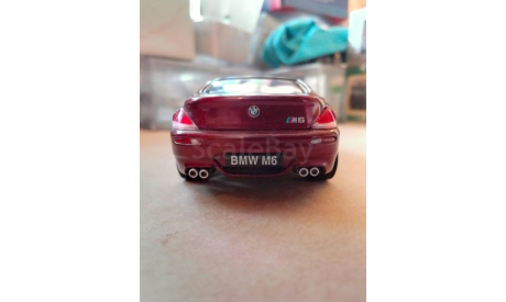 BMW M6.  Аукцион с 1 рубля, масштабная модель, Kyosho, scale43